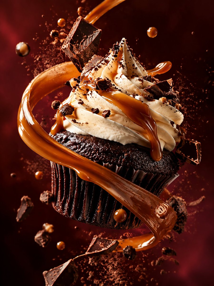 Explosive Luxury Chocolate Cupcake