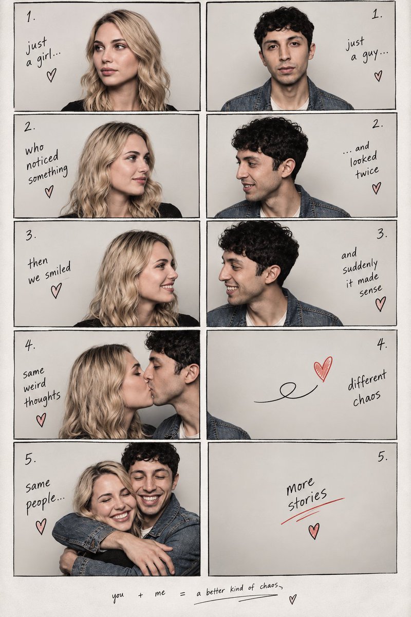 Romantic Photo Booth Collage Prompt example