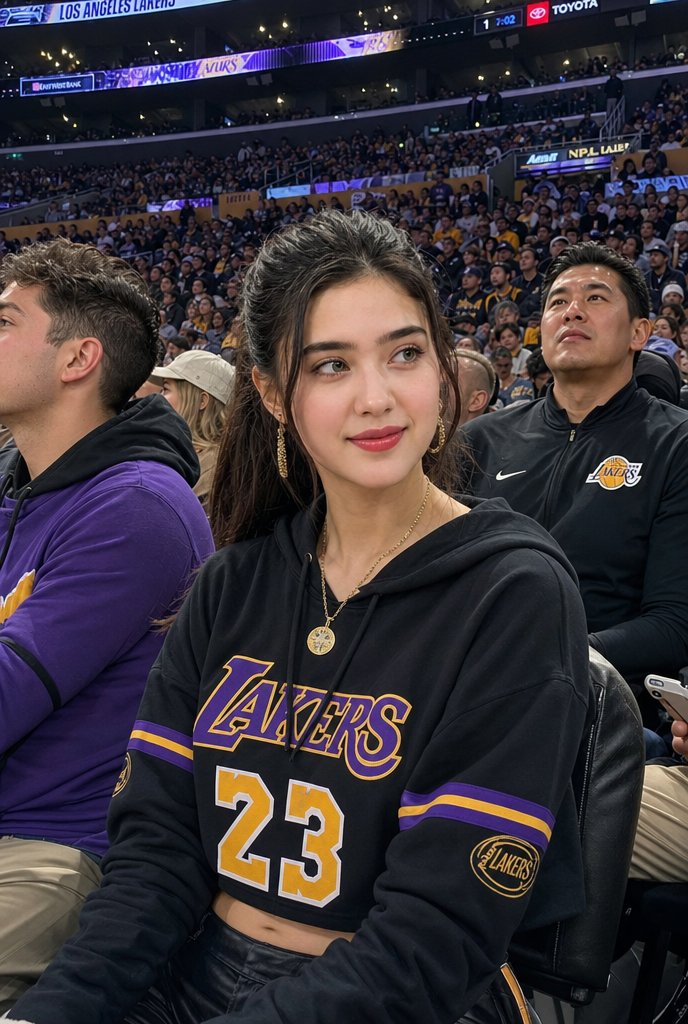 Lakers Arena Candid Portrait