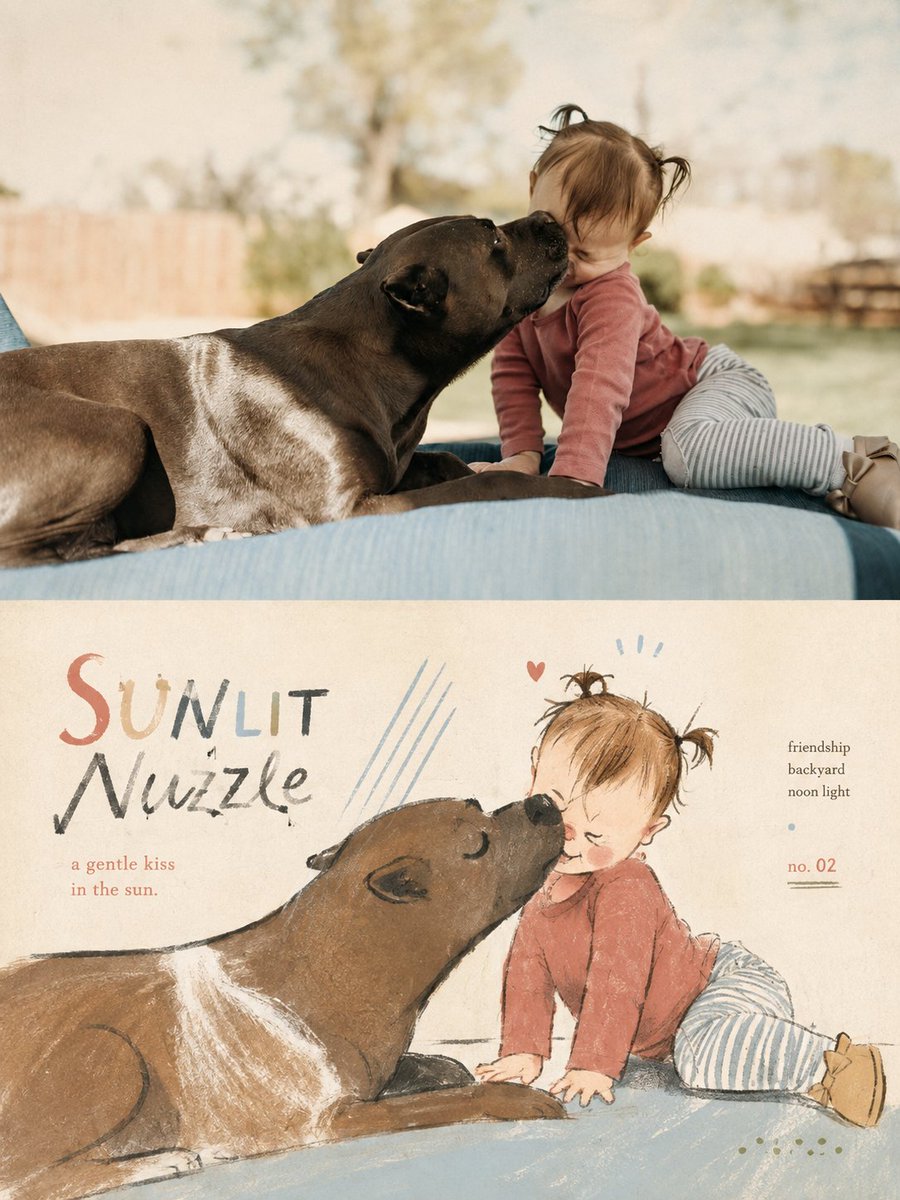 Vintage Watercolor Illustration Poster example