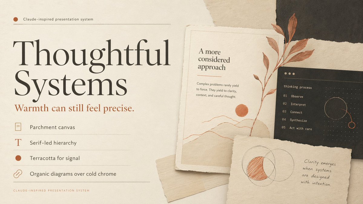 Thoughtful Systems Presentation Cover example