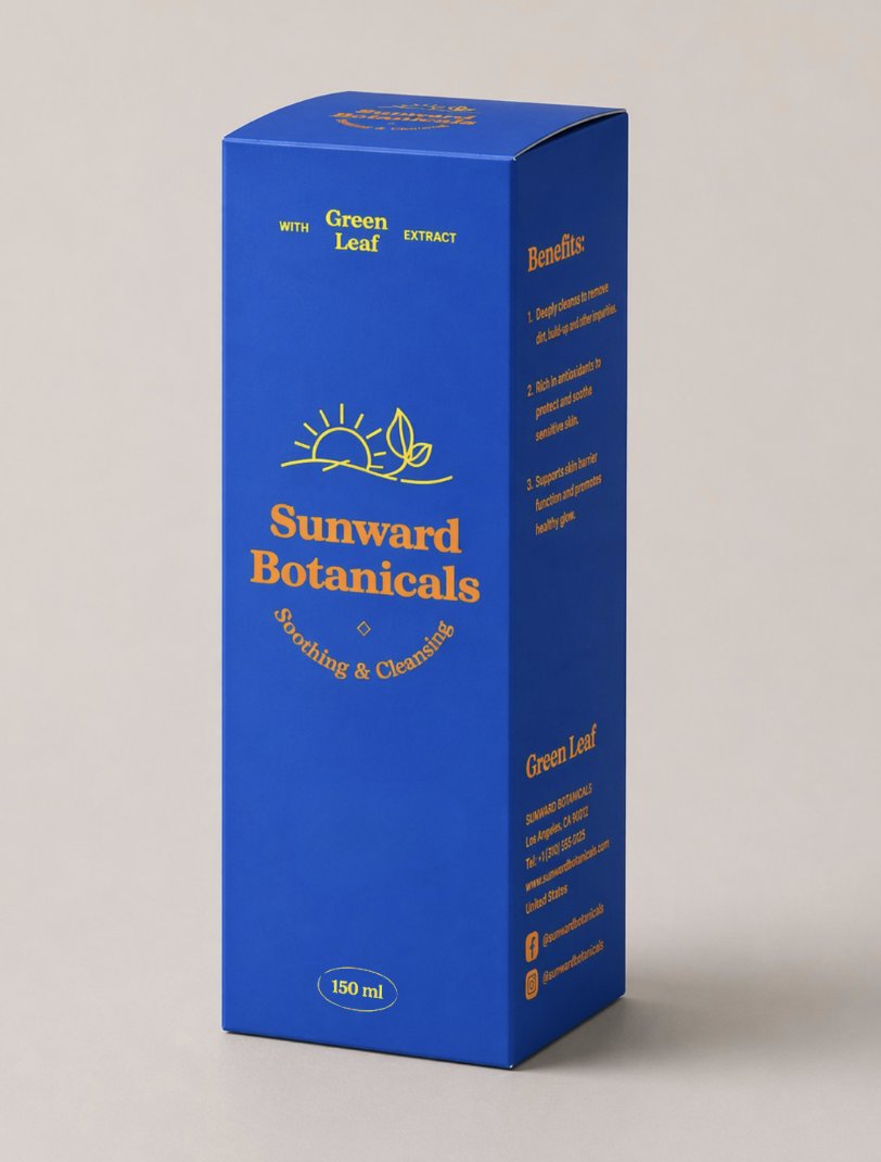 3D Product Box Dieline Visualization