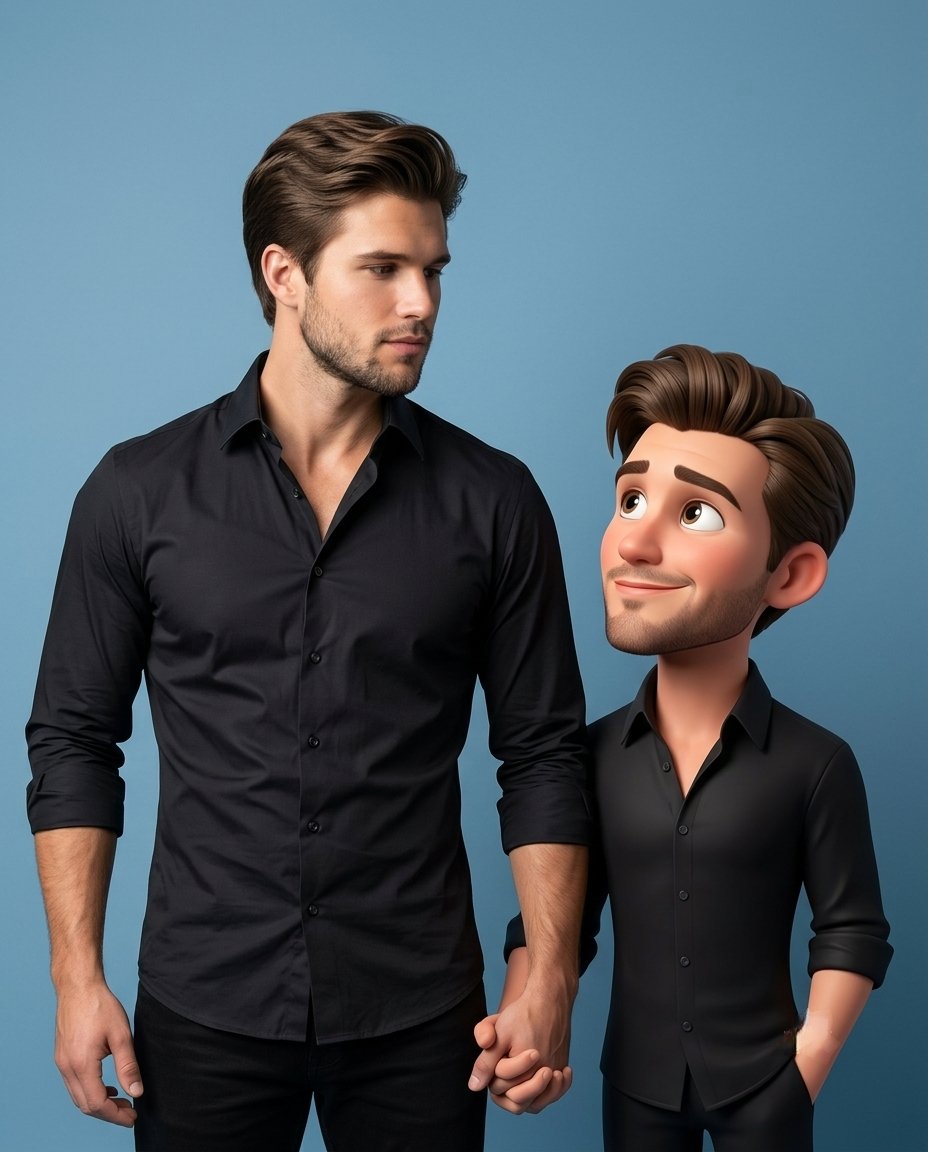 3D Caricature Companion Effect
