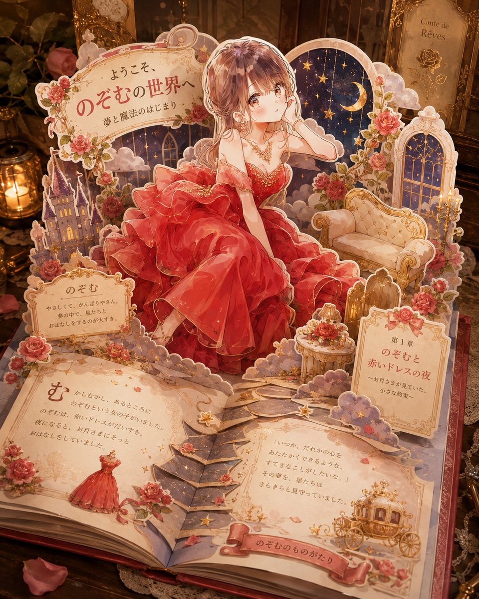 Personalized Pop-Up Fairy Tale Book example