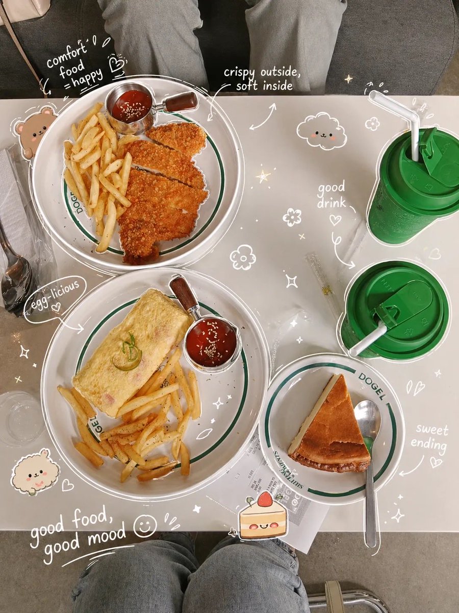Aesthetic Food Photography with Doodles