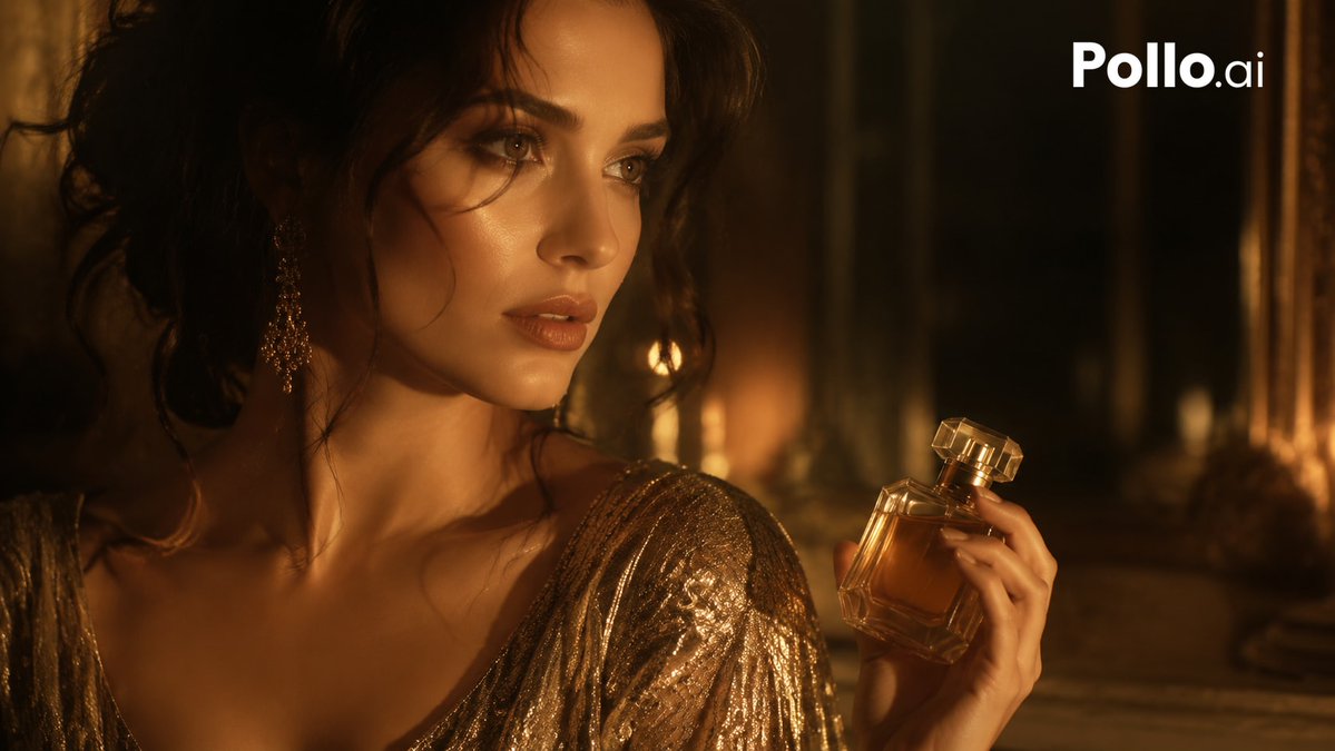 Candlelit Luxury Perfume Ad