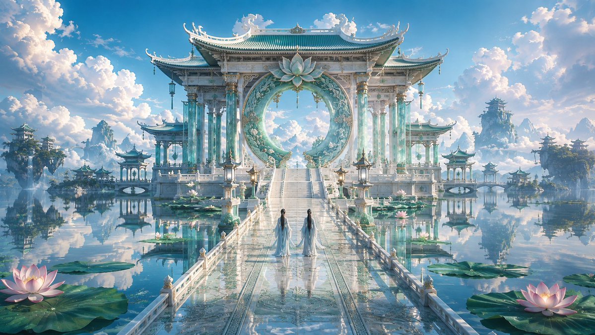 Celestial Jade Palace Lake example