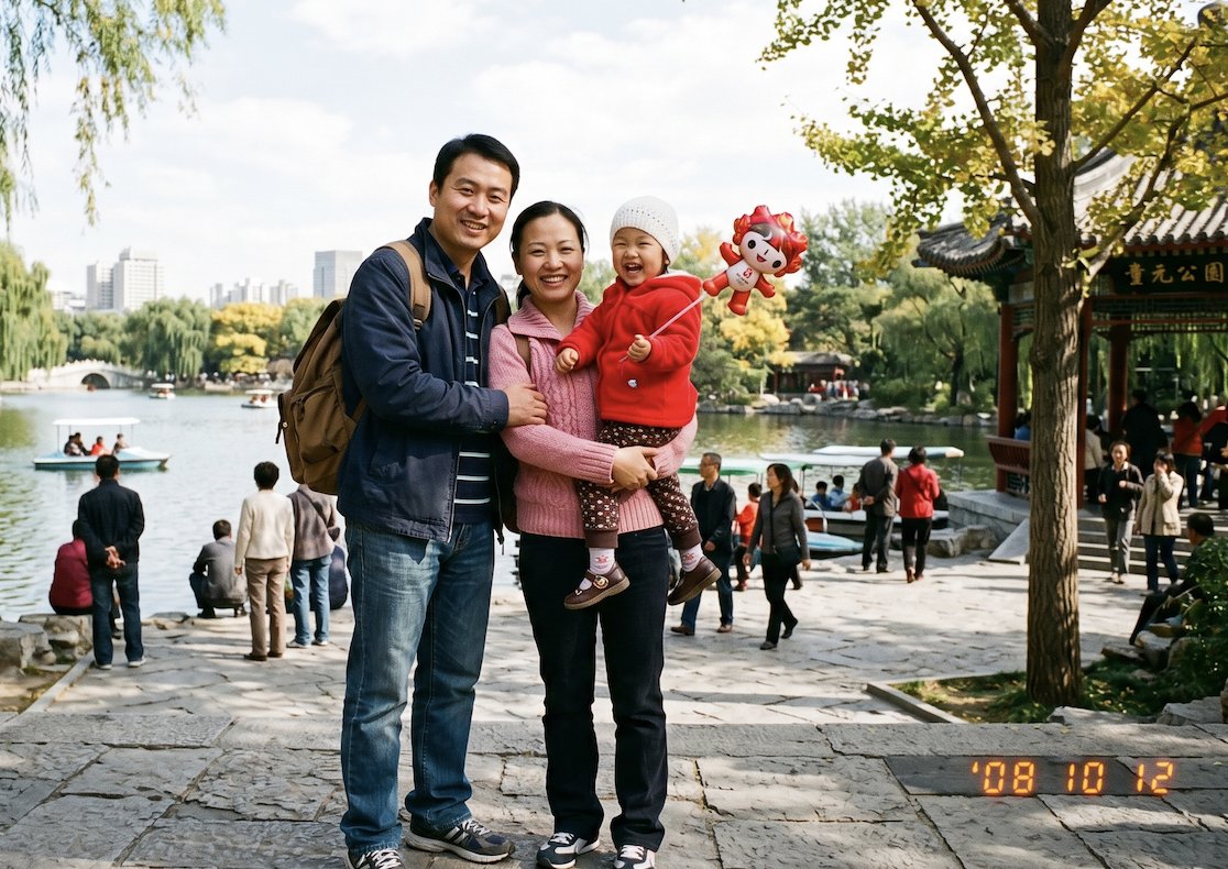 2008 Chinese Family Park Snapshot example