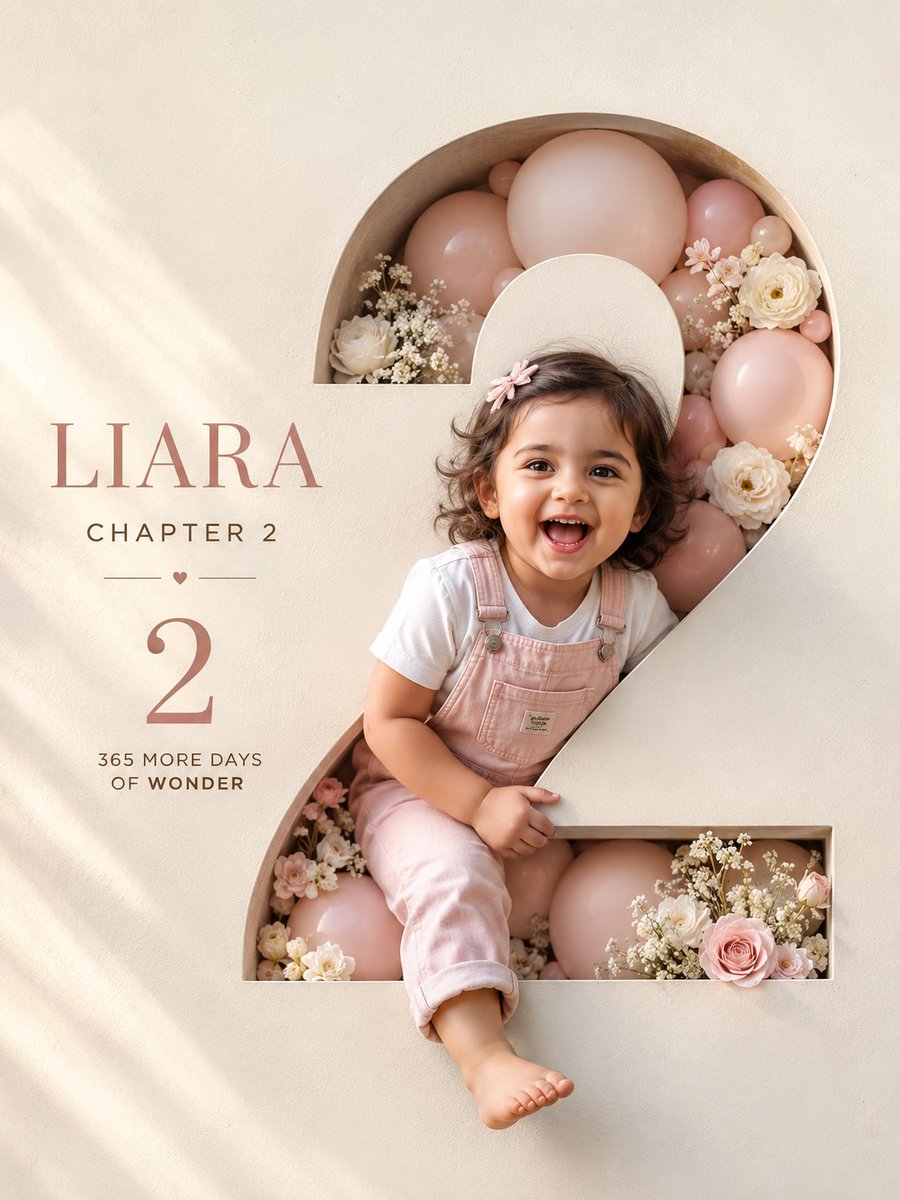 Luxury 3D Birthday Poster example