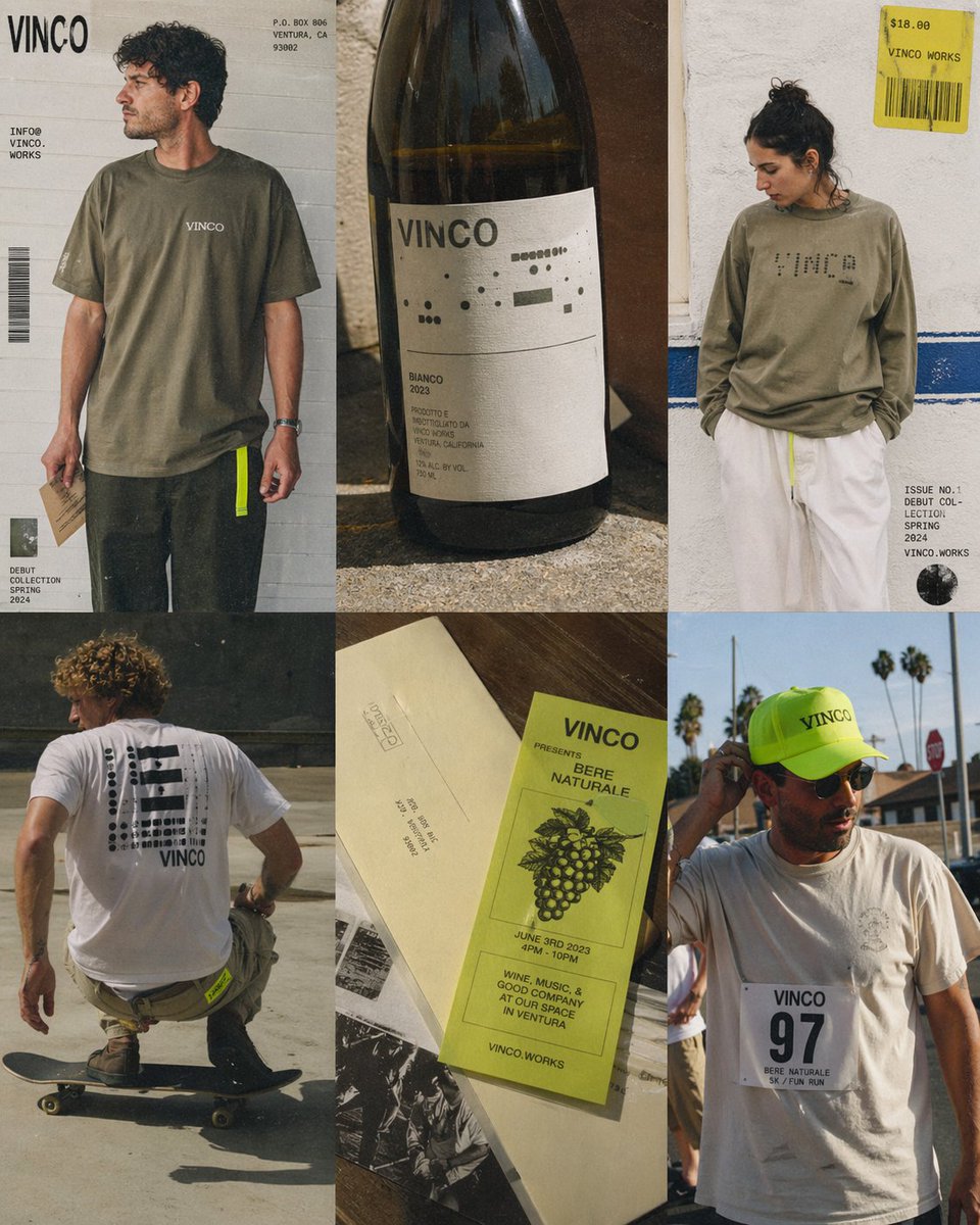 VINCO Editorial Moodboard Screenshot example