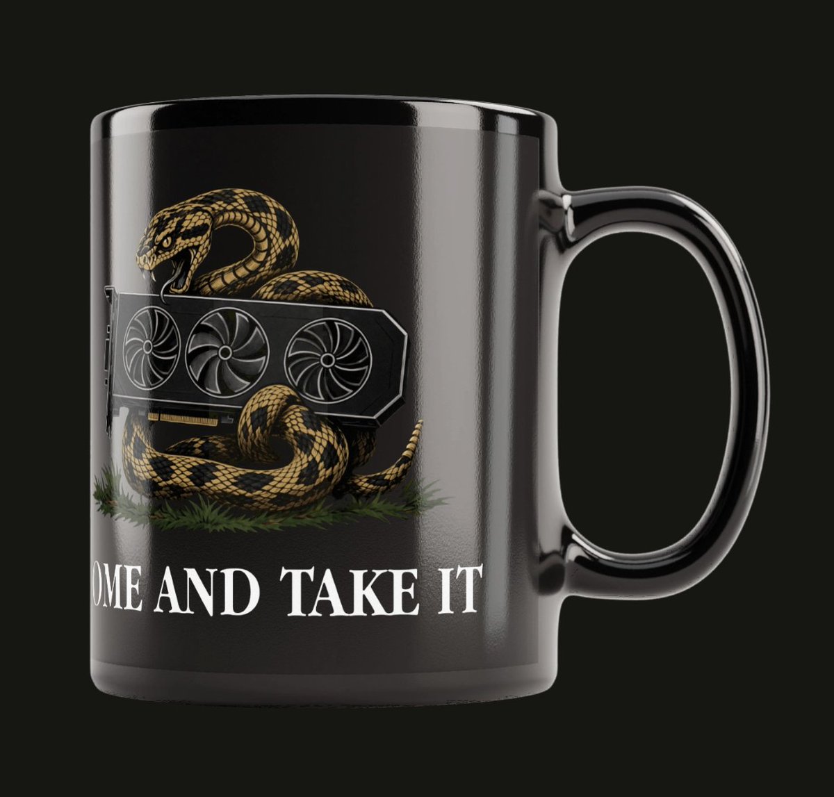 Rattlesnake GPU Come and Take It Graphic