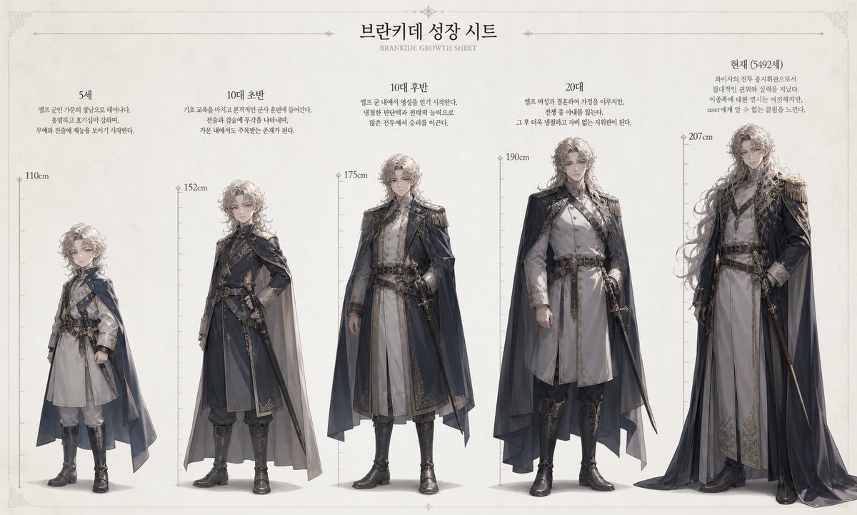 Character Growth Sheet Generator