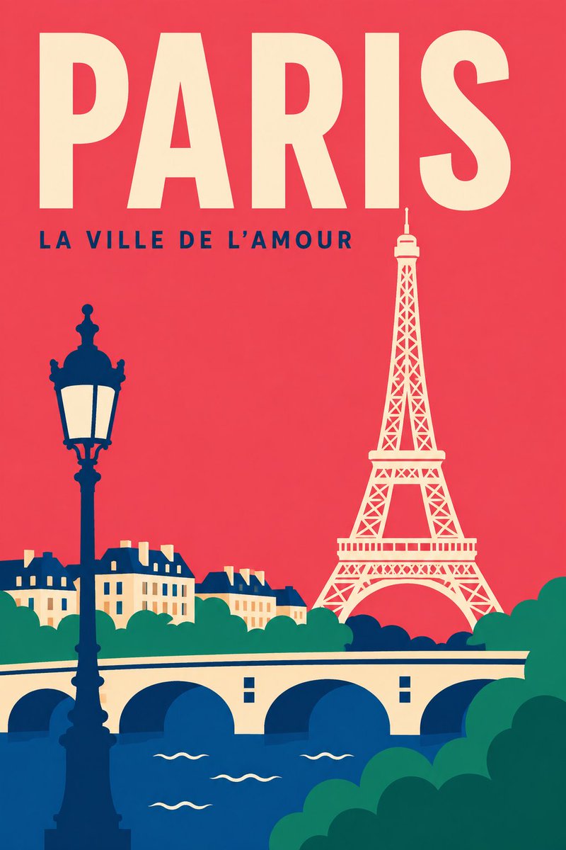 Minimalist Travel Poster Template