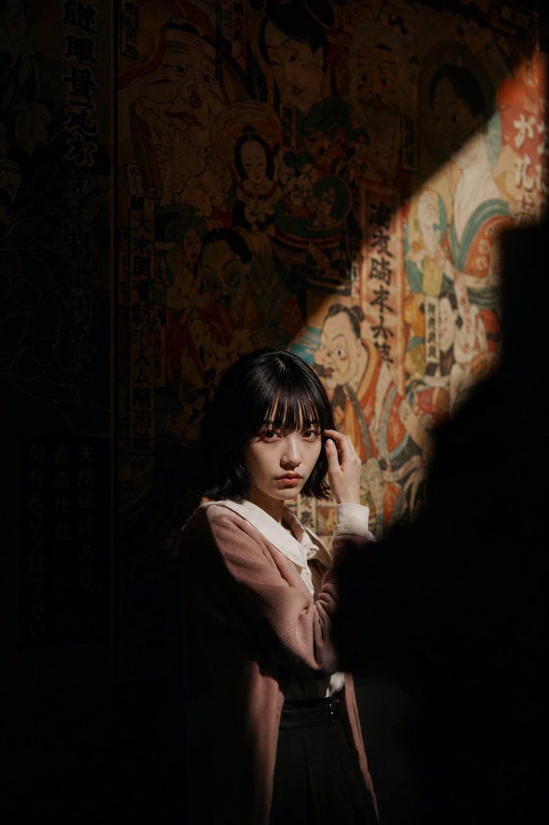 Cinematic Exhibition Room Portrait example