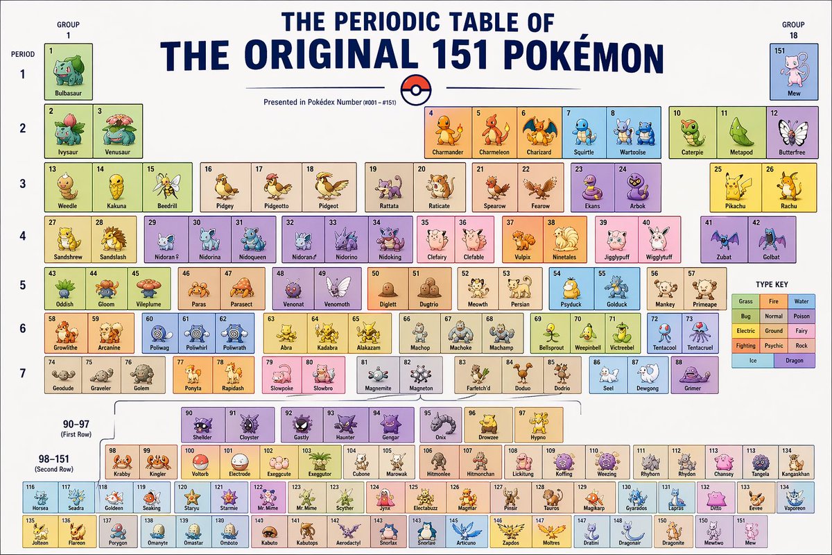 Themed Periodic Table Design example
