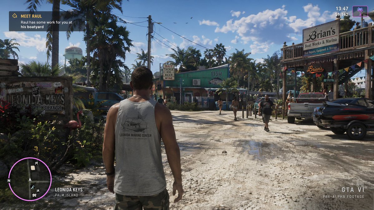 Open-World Game Screenshot Mockup example