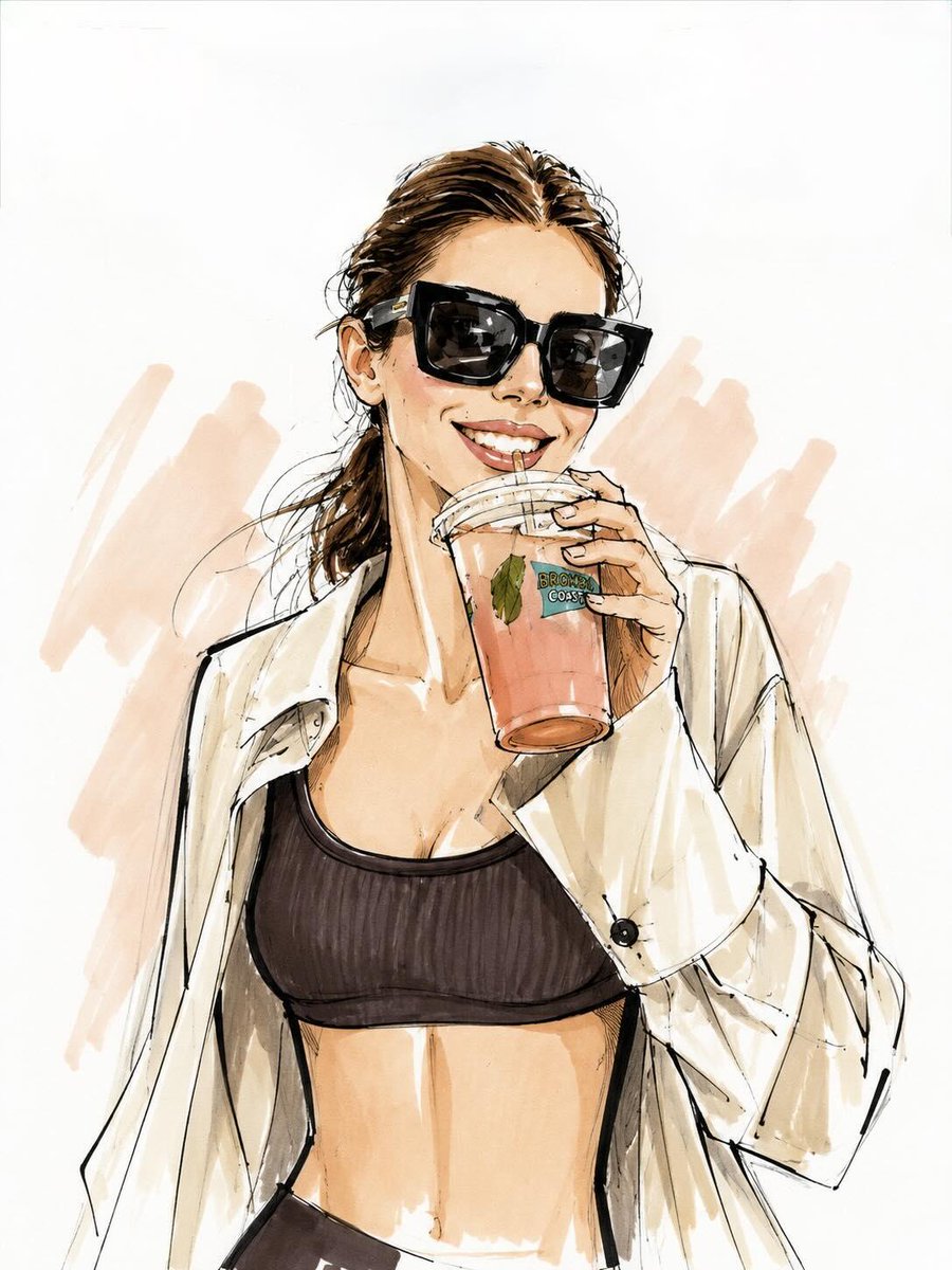 Vogue Style Fashion Illustration