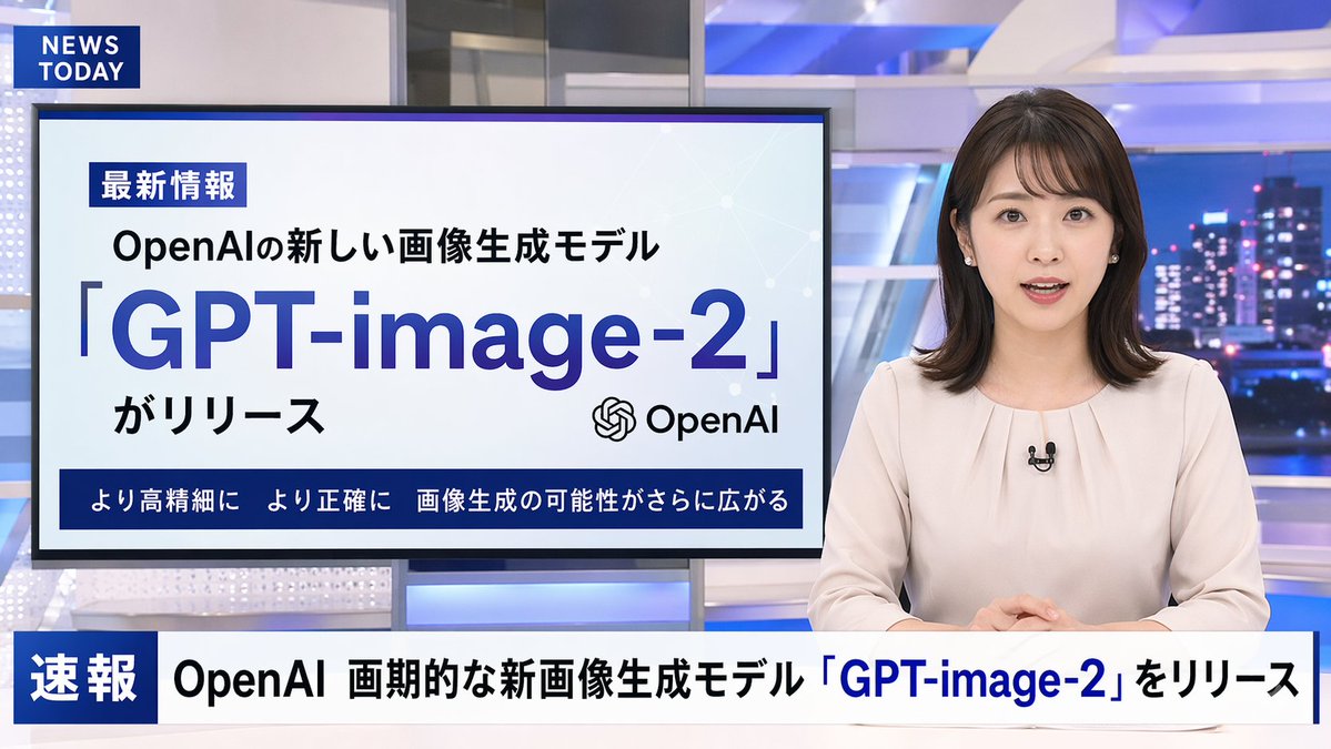 Japanese News Broadcast Mockup example
