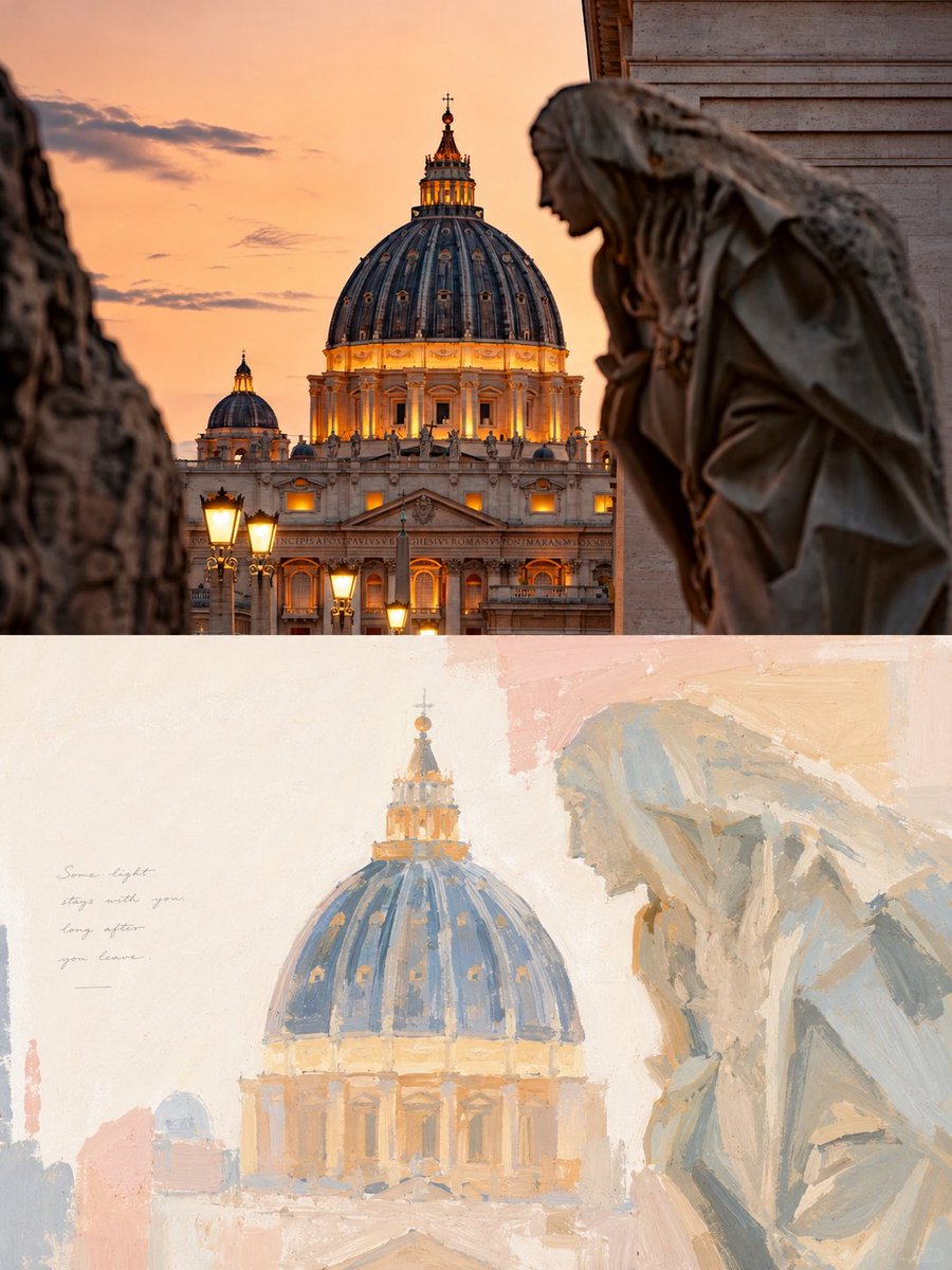 Healing Pastel Style Artistic Reconstruction example