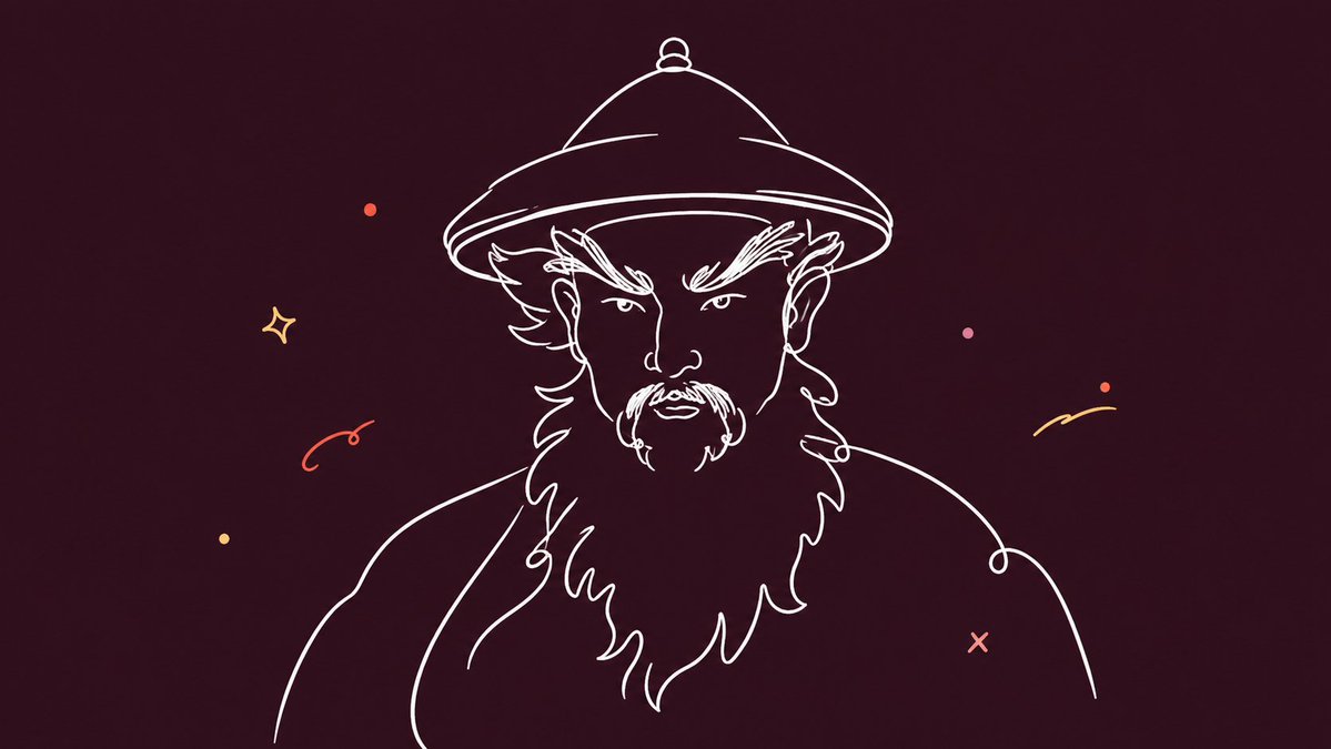 Minimalist Single Line Social Media Avatar