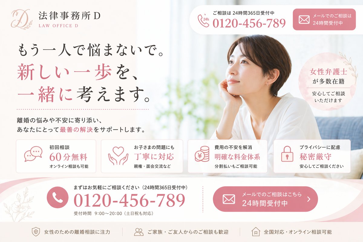 Elegant Japanese Divorce Law LP Hero example