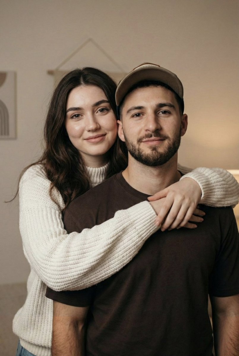 Candid Couple Portrait with Identity Lock