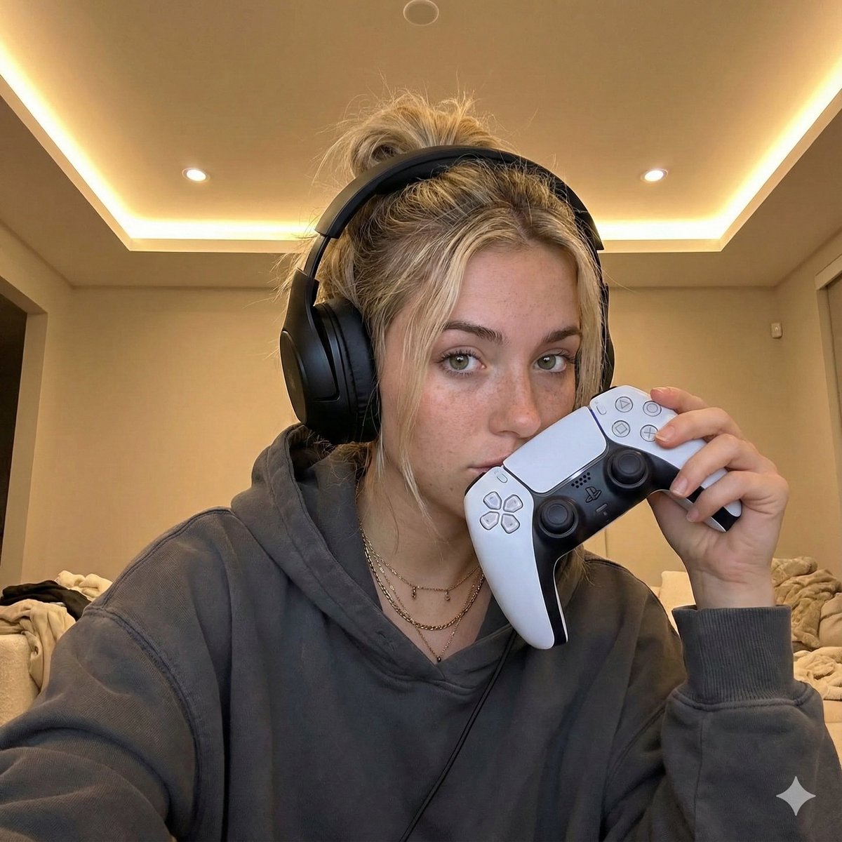 Casual Gamer Selfie Portrait example