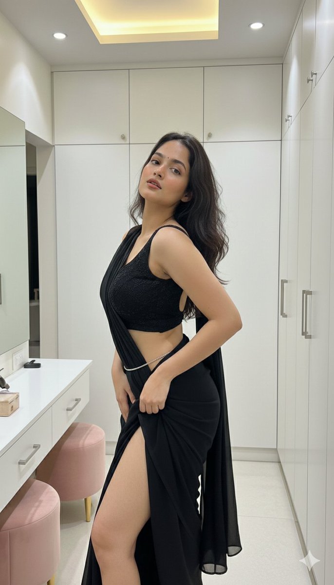 Ultra-Photorealistic Saree Mirror Selfie Prompt