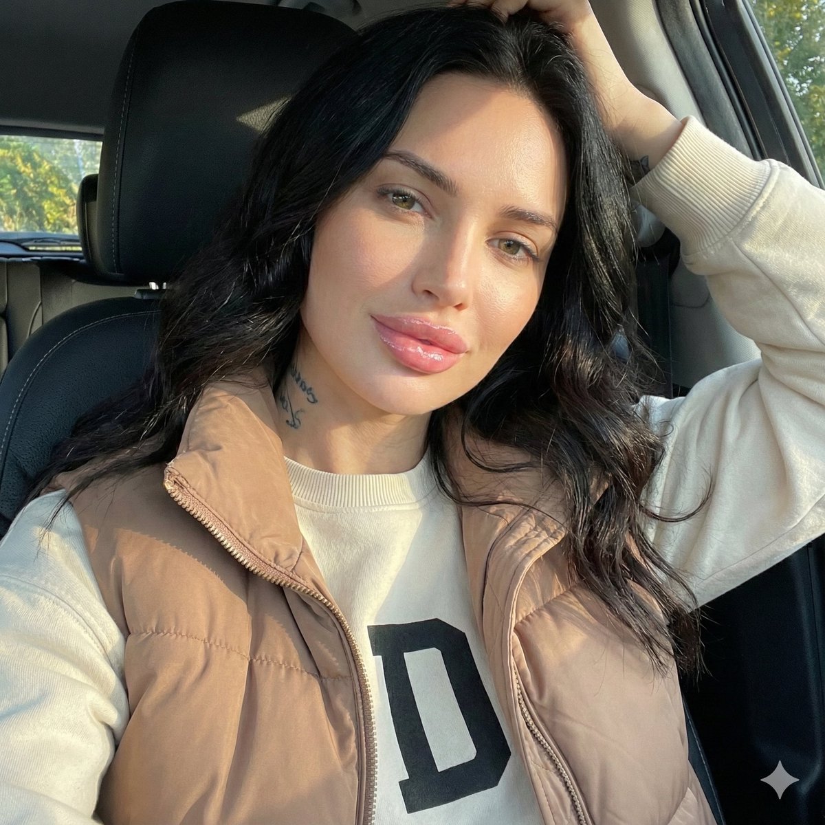 Structured Prompt for Car Selfie Portrait example