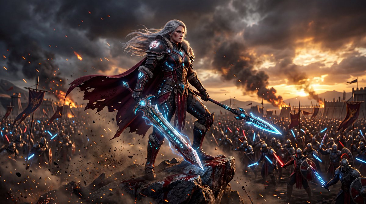 Fantasy Game Character Warrior Jo example
