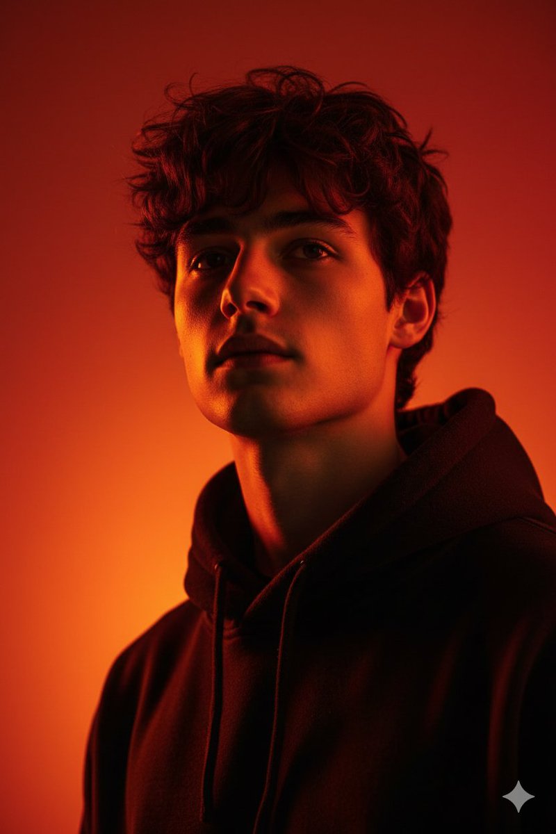 Editorial Portrait with Identity Lock and Dramatic Lighting