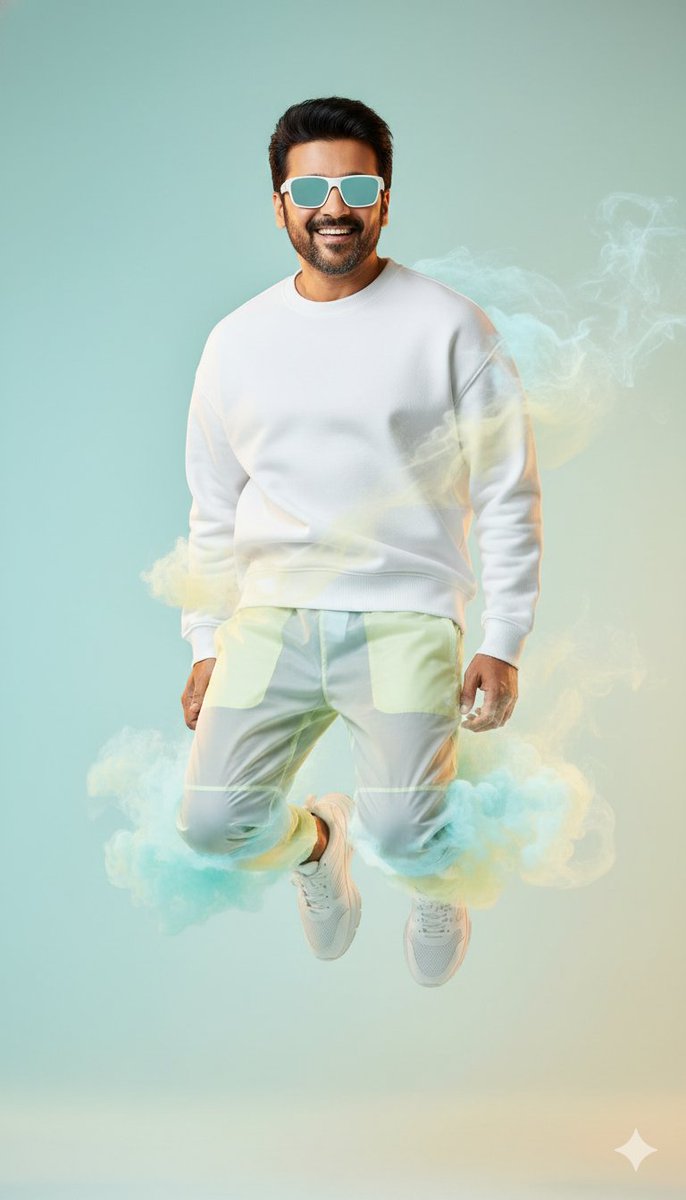 High-Fashion Sportswear Editorial Jump Shot example