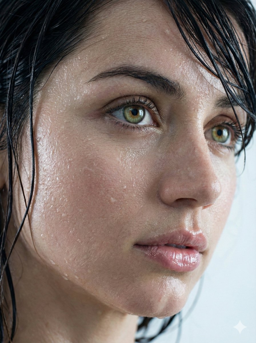 Hyper-Realistic Ana de Armas Profile Macro Shot example
