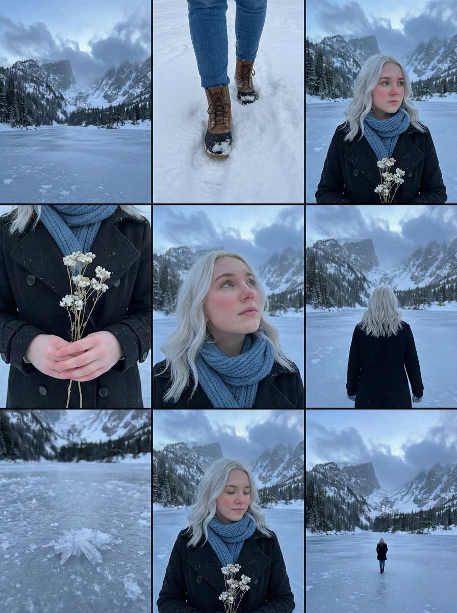 Cinematic Storyboard Contact Sheet Prompt for Nano Banana Pro