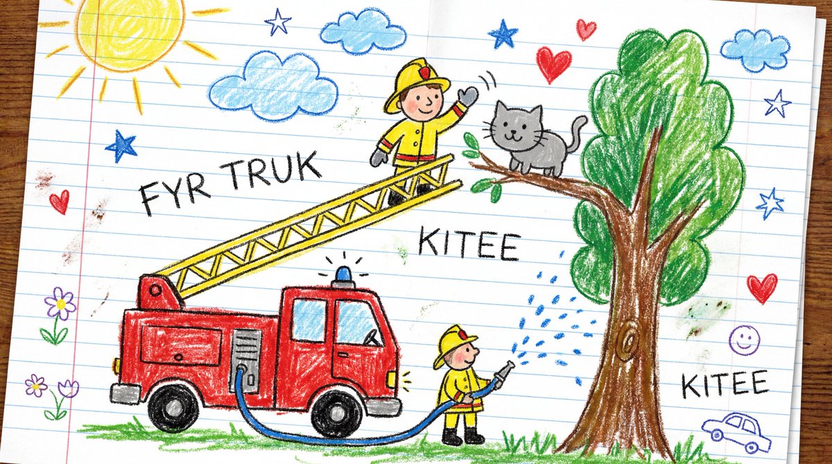 Child's Crayon Drawing Style Generator