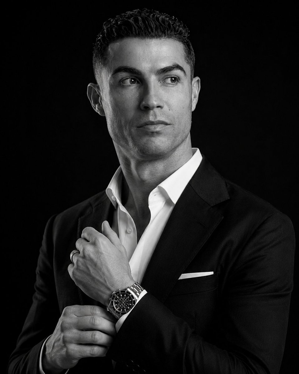 Cinematic Black and White Luxury Suit Portrait