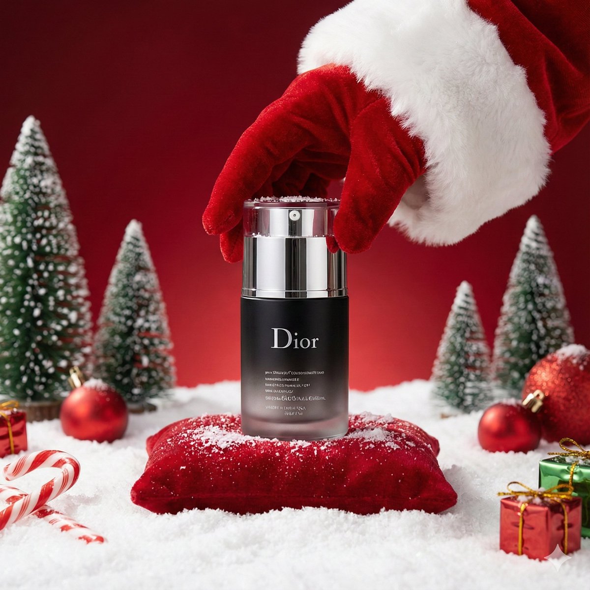 Luxury Christmas Product Photoshoot example