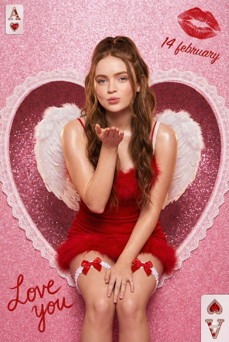Valentine Angel Heart Glamour Editorial example