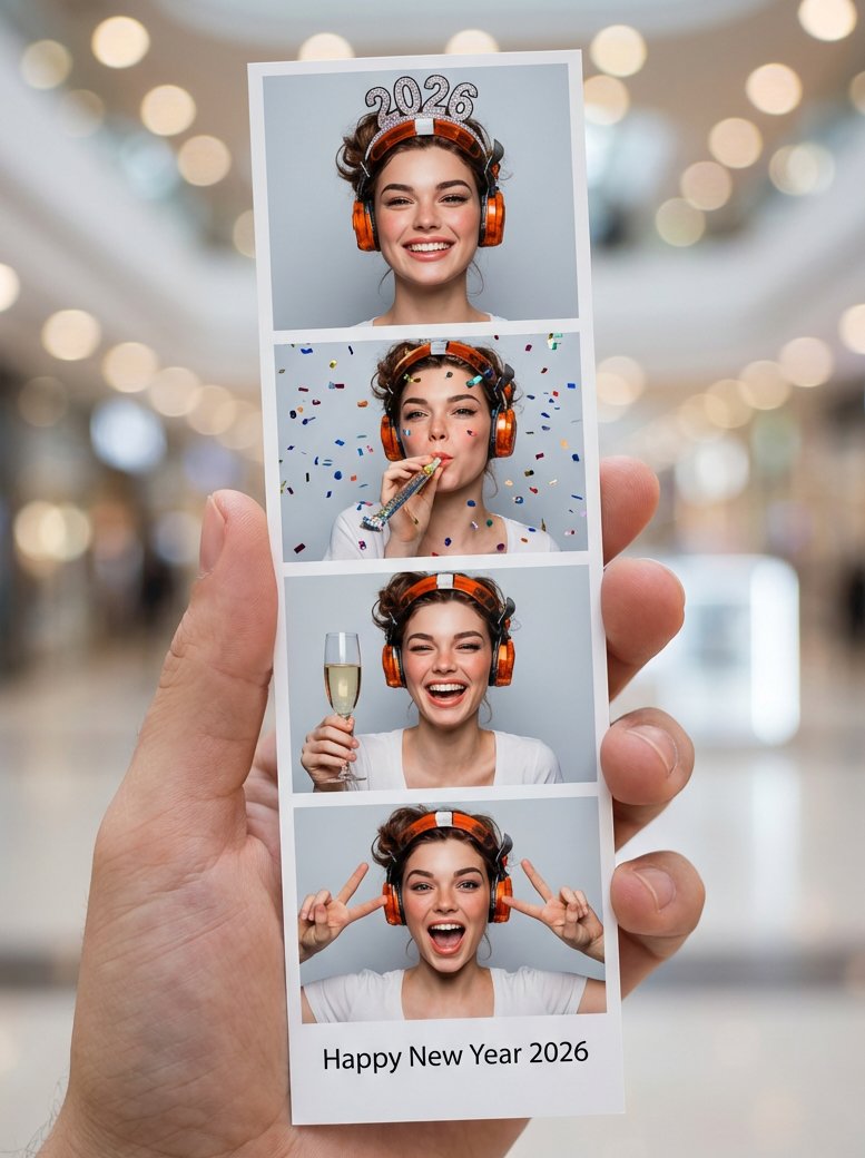 Photo-Booth Print Strip with Identity Lock example