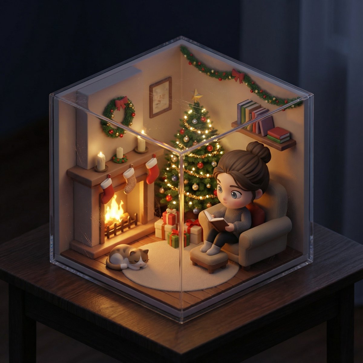 Cute Chibi Diorama Lamp Generator